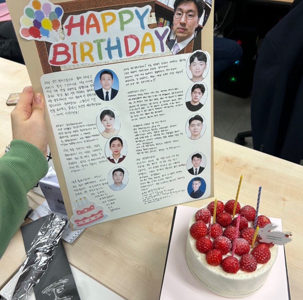 Professor’s birthday 🎂
